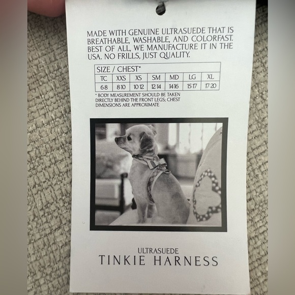 Susan Lanci Faux Fur Lining with Blue Nouveau Bow (XXS) - Picture 5 of 5